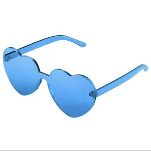 Blue Heart Shaped sunglasses